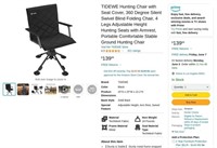 B2988  TIDEWE Hunting Chair Swivel Blind Folding