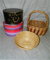 Hat Box & Baskets