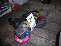 dewalt 4½ angle grinder & discs