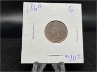 Indian Cents:   1869