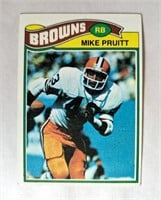 1977 Topps Mike Pruitt Rookie Card #444