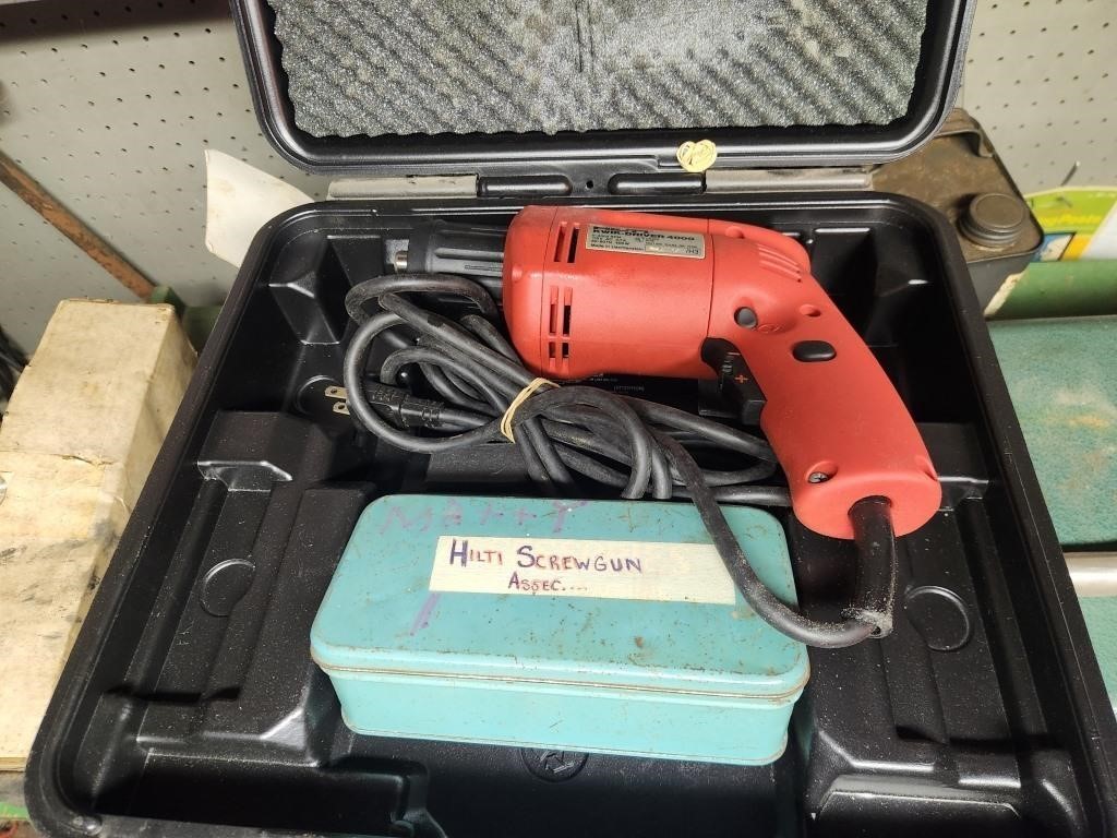 Case w/ Hilti Screwgun