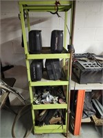 Metal Shelf Unit w/ Tools