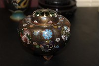 A Signed Cloisonne Jar