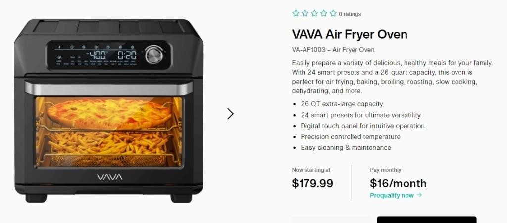 VAVA Air Fryer Oven