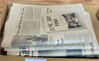 APPROX 10 VTG GRAND ISLAND INDEPENDENT NEWSPAPERS