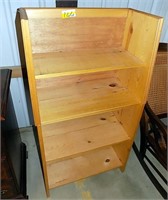 PINE WOOD SHELVING OR BOOK STORAGE