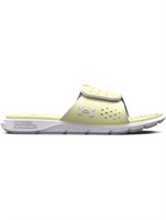 Under Armour Size 9 Lemon Ice Women's Slides