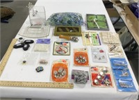 Craft Lot w/ sew on snaps, covered buttons, &