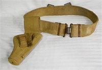 Military Canvas Gun / Ammo Holster & Belt