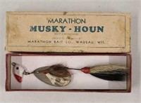 Vintage Marathon Musky-Houn Lure w/Box