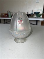 Fenton hand painted fairy lamp