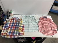 Sizes 18-24 months kids flannel shirts includes