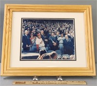 Ted Williams Signed Opening Day Photo Nixon