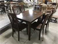 54x36 Inch Table/6 Chairs