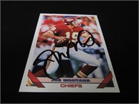 Joe Montana Signed Trading Card RCA COA