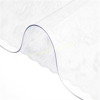 VEVOR Plastic Table Cover 40x72 Inch  1.5mm