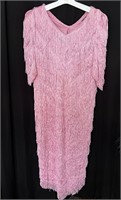 Vintage Pink Layered Party Dress