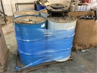1 LOT, 4 - 55 GAL DRUMS OF RUST LICK WE-600-AC,