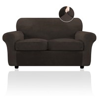 FestiCorp Velvet Sofa Covers for 2 Cushion Couch