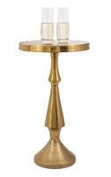 Small Round Gold Side Table by Objet D’Art