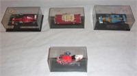 Cased die cast w/ race cars.