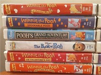 12 Winnie the Pooh VHS