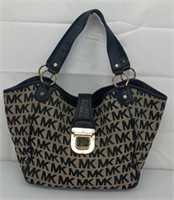 Michael Kors canvas purse in good condition