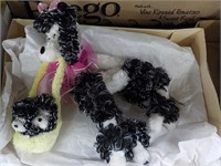 Handmade pipe cleaner poodle