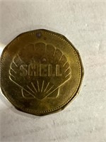 Shell Oil Company commemorative token celebrating