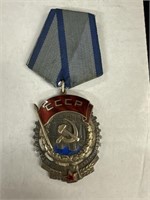 ORDER OF THE RED BANNER OF LABOUR MEDAL.