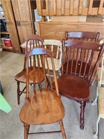 5 Chairs, see pictures