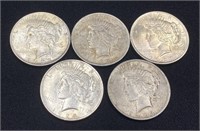 1923 Peace Silver Dollars