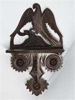 Antique Black Forest Style Clock Shelf w/ Eagle