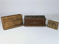 Antique Cigar Boxes, Decorative Box: Anthony Wayne