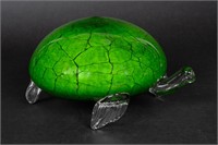 Large Murano Art Glass Turtle Modernist MCM