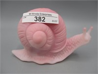 Fenton satin rosalene snail