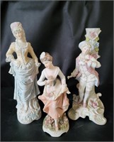 Victorian Style Bisque Figurines