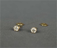 14k Gold 1/2 Total Carat Weight Diamond Earrings