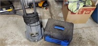 Power washer and tool box
