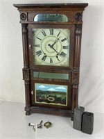 C. & N. Jerome Triple Decker Shelf Clock