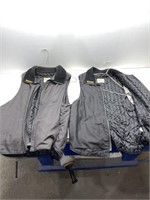 Pair of Size 38 Heated bike vests