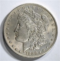 1886-O MORGAN DOLLAR CHBU