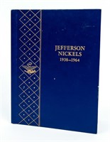Coin Jefferson Nickels Book 99% Filled 1938 - 1964