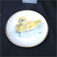 Charlotte Young Signed Duckling Kaiser Dish