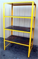 Yellow Metal Shelf