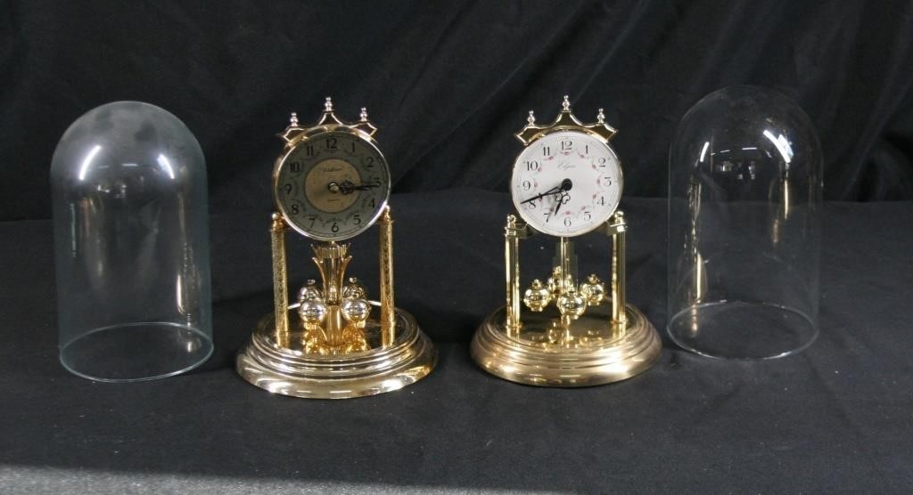 Glass Dome Clocks