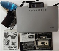 Polaroid 210 Camera Lot & Accessories