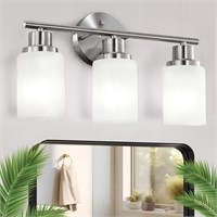 Bathroom Light Fixture Over Mirror Brushed