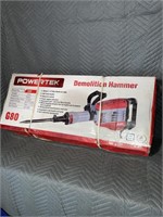 Unused PowerTek demolition hammer G80